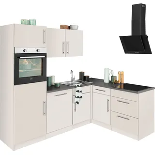 WIHO KÜCHEN Winkelküche Cali L-Form 230 x 170 cm beige