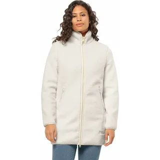 Jack Wolfskin High Curl Coat W Fleece-Jacke, Cotton White S