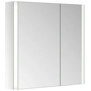 KEUCO SOMARIS Spiegelschrank Wandvorbau 2-türig, asymetrisch, 800mm, 14502002200, Farbe: Verspiegelt