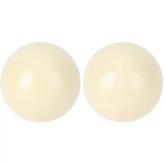 DEWIN Weiße Billardkugeln, 2 Stück Billardtisch Billardspielball Billardtisch Trainingsplatz Spielball Standard 5.72cm