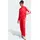 Essentials 3 Stripes Trainingsanzug Rot/Weiß XXS