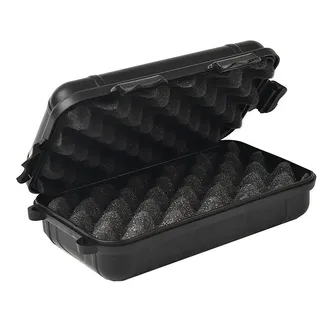 SEIWEI 2 Stück 200 x 120 mm rechteckige solide wasserdichte Aufbewahrungsbox, stoßfeste trockene Aufbewahrungsbox, Hartplastik-Schutzgriff, Tragetasche für Touch-Handys