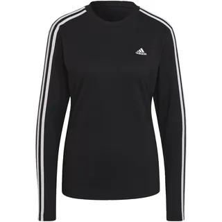 Adidas HF7261 W 3S LS T T-Shirt Damen Black/White Größe S