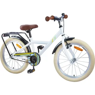 vidaXL Kinderfahrrad 24 Zoll für 8-12 Jahre alt Weiß - Weiß