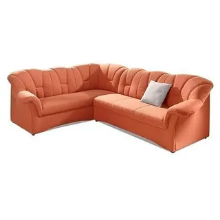 DOMO collection »Papenburg B/T/H: 242/190/84 cm L-Form« wahlweise mit Bettfunktion, Langer Schenkel links oder rechts,