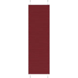 Plissee Bordeauxrot 65x200 cm Stoffbreite 64,4 cm Polyester - Rot, bordeaux