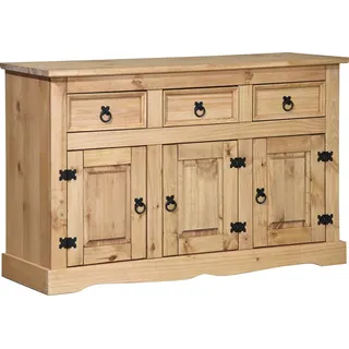 Möbilia Sideboard 132 x 84 x 44 cm Honig