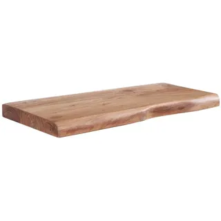Mid.you Wandboard , Akaziefarben , Holz , Akazie , massiv , 60x4x26 cm , Holzmöbel, Holzregale, Wandboards Holz