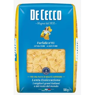De Cecco Cecco Farfalle Nummer 93 Nudeln aus Hartweizengriess 500g