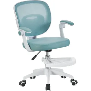 Kondela Kinderstuhl mit Fußhocker Trixi Typ 1 - neomint / weiß - Grün