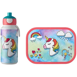 Mepal Campus 400 ml + 700 ml 2er Set« bunt (einhorn), Lebensmittelaufbewahrungsbehälter, Lunchbox