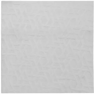 Beliani Antero Teppich 160 x 160 cm Hellgrau