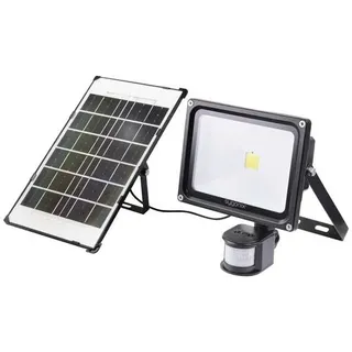 Sygonix SY-5461110 Solar-Spot mit Bewegungsmelder 30 W Leuchtfarben: Neutralweiß