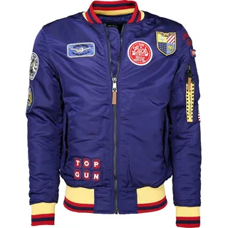 Top Gun Flying Flag, Textiljacke - Blau - S