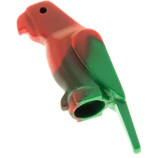 1x Lego Tier Papagei grün rot marmoriert Vogel Ara 6243 4182 4540070 2546p02 - Rot, Grün