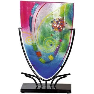 Casablanca by Gilde "Vase Cool blau; pink H. 49 cm", blau, pink),