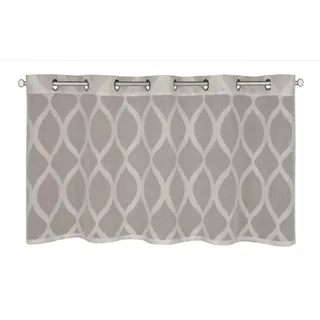 GARDINIA Sehlbach Bistrogardine Scherli Ausbrenner, Weiß, 135 x 50 cm Bistrogardine, Elegante Zurückhaltung, Lichtdurchlässig, Einfache Anbringung, Stilvolle Leichtigkeit