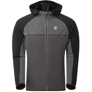 Dare 2b Herren Ratified Ii Lightweight Quick Drying Full Length 2 Zip Pockets Stretch Binding Dehnbare Mittelschicht, Weiß/Ebenholzgrau, XXL, DML427 69A90, Weiß/Ebenholzgrau.