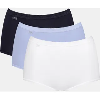 Maxislip SLOGGI "Basic+ Maxi C3P", Damen, Gr. 54, bunt (multiple colours 15), Single Jersey, Obermaterial: 95% Polyamid, 5% Elasthan, clean, unifarben, figurbetont, Unterhosen Maxislip, perfekter Sitz