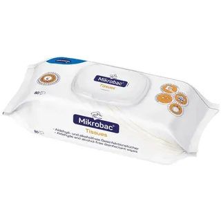 Bode Chemie Mikrobac Tissues alkoholfreie Desinfektionstücher, 80 St. Tücher