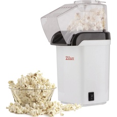 Zilan, Popcorn-Maschine, Heißluftzirkulation, weniger Kalorien, ölfreie Zubereitung, Antihaftbeschichtung, 1200 W.