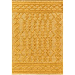 benuta Nest Outdoorteppich Bonte Gelb 240x340 cm , Textil , Rechteckig , 240x340 cm , Oeko-Tex® Standard 100 , wasserabweisend , Teppiche und Böden, Teppiche, Outdoorteppiche