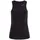 Damen Aet134ls Yoga-Shirt Schwarz L EU