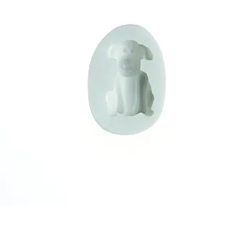 Silikomart | Silikonform für Zuckermasse DOG, Form für Tortendekorationen, Thema Prinz, Maße 140 x 104 x 36 mm,