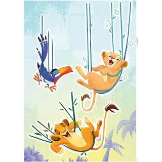 Komar Deko-Sticker Lion King Relax 50 x 70 cm