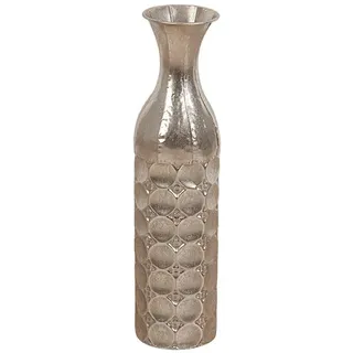 Alexandra House Living Bodenvase Silber Metall 16 x 63 x 16 cm