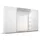 Schwebetürenschrank OTELI 315 x 210 x 68 cm Weiß