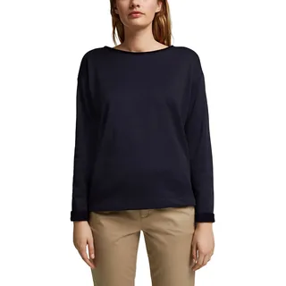 ESPRIT Damen Sweatshirt 991ee1j301, Navy, XS
