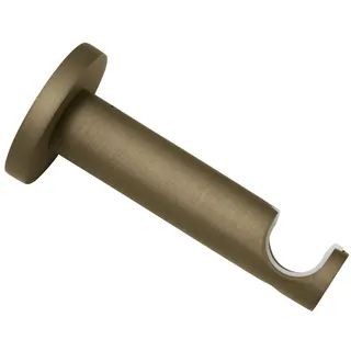 GARDINIA Vorhangstange Träger 1-läufig Ø 19 mm 9 cm Braun
