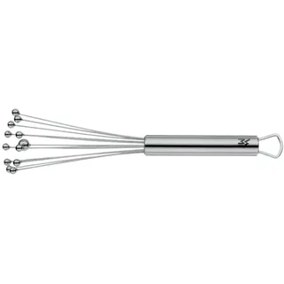 WMF Profi Plus Mini-RÜHRBLITZ 21 cm, Schneebesen Edelstahl -Kugeln, Cromargan Edelstahl teilmattiert, Rührbesen, Quirl