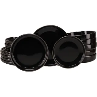CreaTable Nordic Festive Kombiservice 18-tlg. schwarz/gold