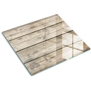 Tulup Glasplatte 60x52 cm Holz , Glas , 60x0.4x52 cm , Küchen, Küchenelektrogeräte, Herde, Herdabdeckplatten