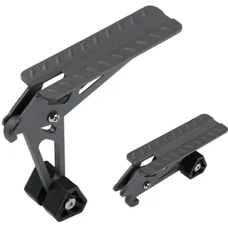 COWVIE Faltbarer Autotür-Ständer – Zugang zum oberen Dach des Fahrzeugs, beide Füße, Ständer, Pedalleiter für die meisten SUVs, LKWs, Jeep, Schwarz (passend für F150