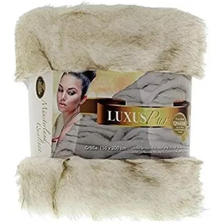 Gözze Wohndecke Schneefuchs, 150 x 200 cm Weiß