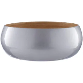 Premier Housewares Kyoto-Schüssel, Bambus, Silber, 20x20x8