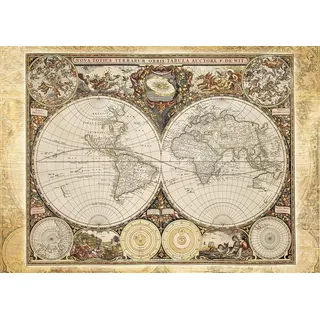 Schmidt Spiele 58178 - Historiche Weltkarte, 2000 Teile