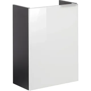 Fackelmann Waschbeckenunterschrank 44 x 60 x 24,3 cm Weiß