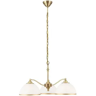 Orion Leuchten Hängeleuchte Old Style Ø 65 cm Antik Milchglas