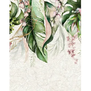 Marburg Fototapete Floral Modern Grau 2,7 m x 2,12 m FSC®