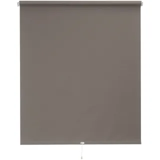 sunlines HWA10191 Springrollo Verdunklung, Stoff, grau/weiß, 82 x 180 cm