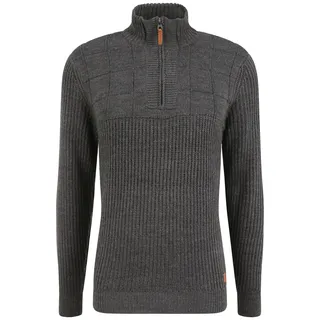 Troyer BLEND "Troyer BHOstuta", Herren, Gr. M, grau (pewter mix), Grobstrick, Obermaterial: 100% Polyacryl PAN., unifarben, normal, ohne Ausschnitt, Pullover Troyer