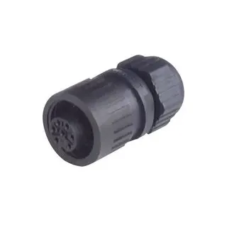Hirschmann 934 127-100-1 Rundstecker Kupplung, gerade Gesamtpolzahl: 6 + PE Serie (Rundsteckverbind