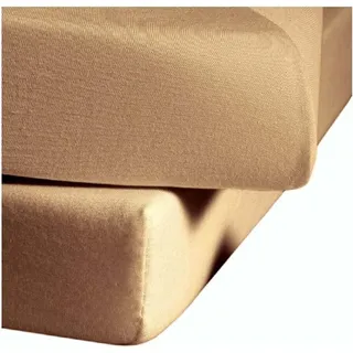 Comfort 001117 Jersey 90 x 200 - 100 x 220 cm sand