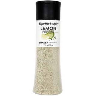 Cape Herb & Spice, Lemon Black Pepper Shaker 290g, 100 g