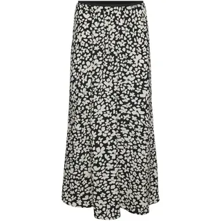 VERO MODA Damen VMALBA Ankle Skirt WVN GA NOOS A-Linien-Rock, Schwarz, Medium