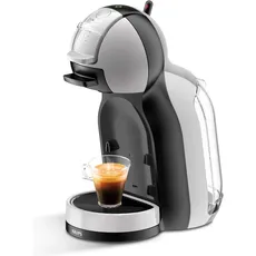 Krups KP123B Dolce Gusto Maschine Mini Me, Kaffeekapselmaschine, über 30 verschiedene Getränke vollautomatisch, Heiß- und Kaltfunktion, 1500 Watt, Artic-Grey/schwarz
